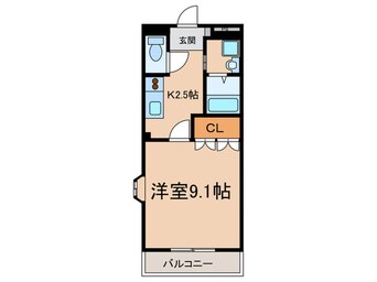 間取図 シャトレ－ン幸世館