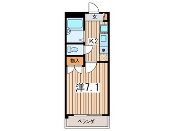 間取図 ユ－スハイム鶴里