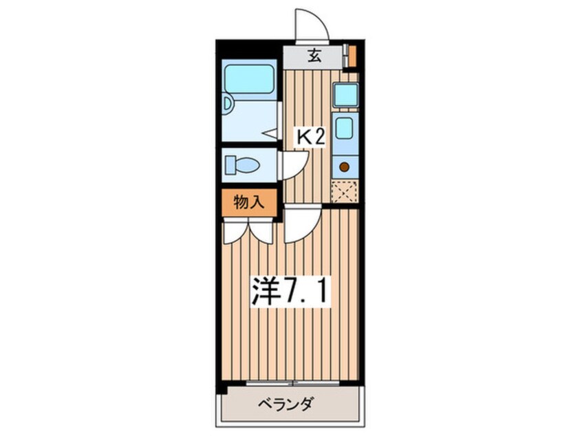間取図 ユ－スハイム鶴里