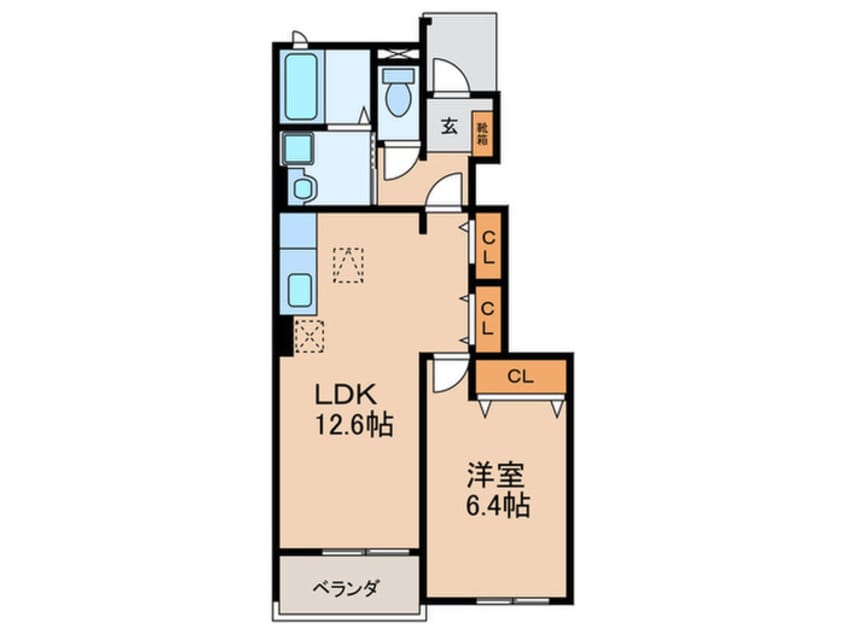 間取図 ラヴァ－ズＢ