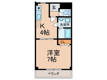 間取図 コム　シェ　ソワ