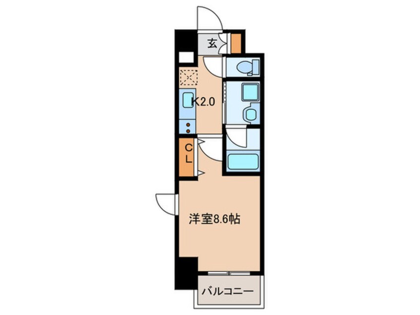 間取図 PURE RESIDENCE 名駅南