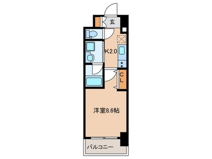 間取図 PURE RESIDENCE 名駅南