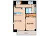 PURE RESIDENCE 名駅南 1LDKの間取り