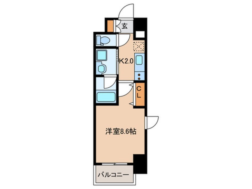 間取図 PURE RESIDENCE 名駅南