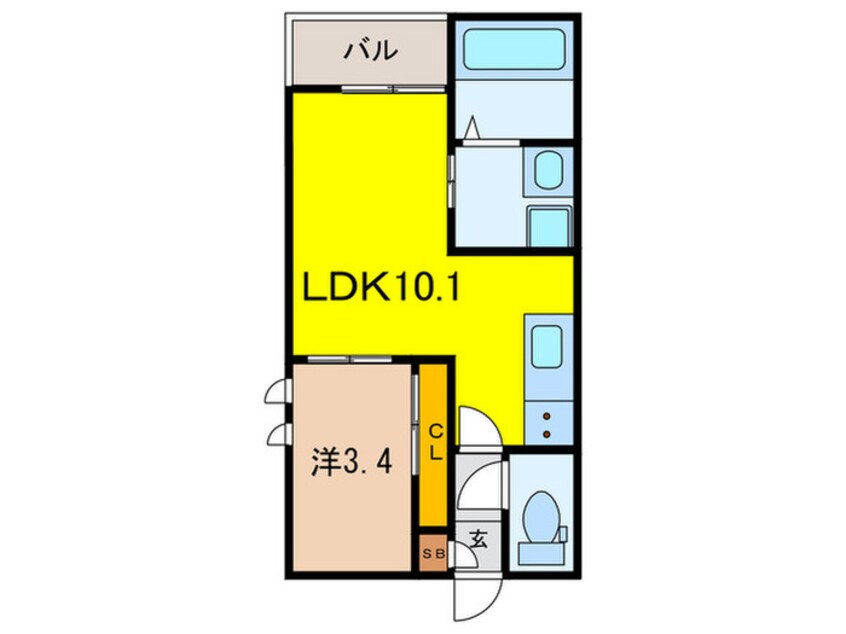 間取図 GRANDTIC MEIJI