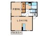 エレガンス　シンワＢ 1LDKの間取り
