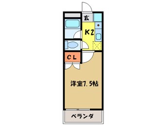 間取図 グリ－ンマイル