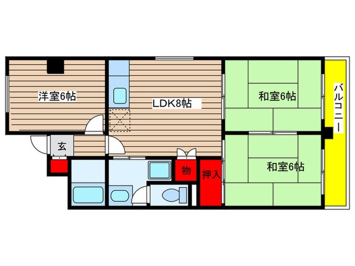 間取り図 シティ・アーク新栄
