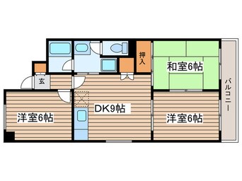 間取図 シティ・アーク新栄
