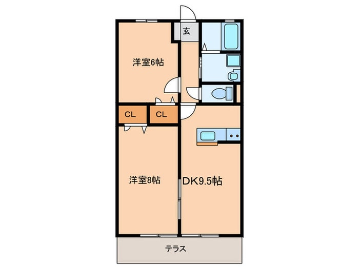 間取り図 メゾン・ド・フローラII
