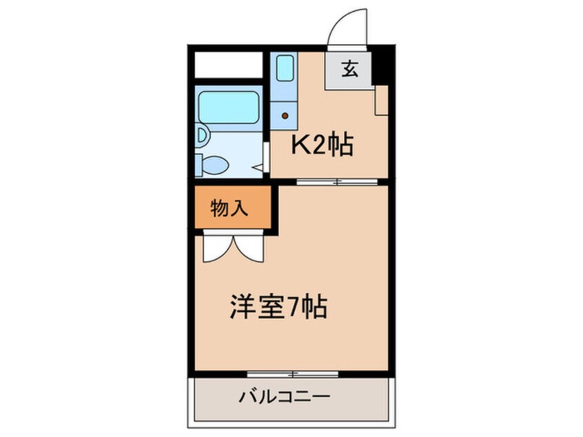 間取図 シティハイツ名城Ⅰ