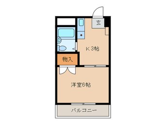 間取図 シティハイツ名城Ⅰ