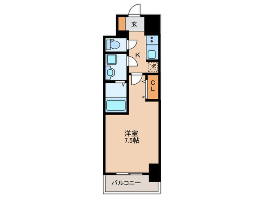 間取図 S-RESIDENCE豊国通