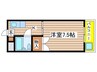 アネックス安井 1Kの間取り