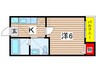 ＳＴＡＧＥ豊田本町 1Kの間取り