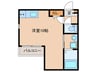 G-smart千種 1Rの間取り
