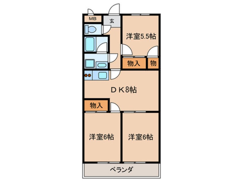 間取図 ＴステージミカーレＩＩ