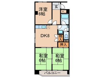 間取図 扶桑ハイツⅡ