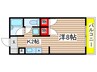 第５庭園ビル 1Kの間取り