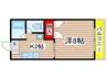第５庭園ビル 1Kの間取り