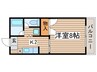 第５庭園ビル 1Kの間取り