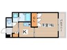 エトワール青山 1Kの間取り
