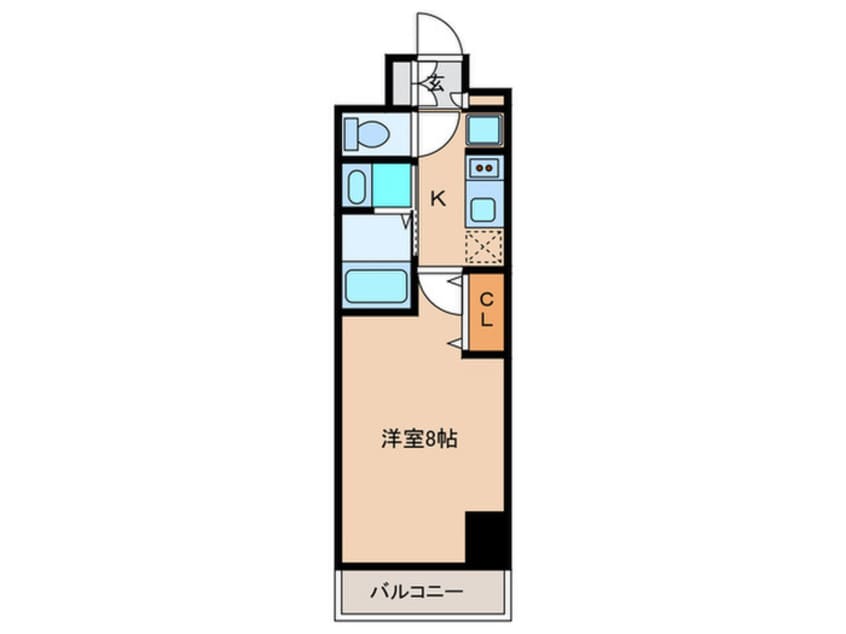 間取図 ｴｽﾃﾑｺｰﾄ名古屋ｸﾞﾗﾝﾂ