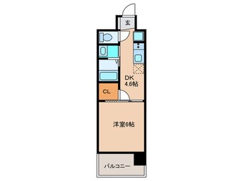 間取図 ｴｽﾃﾑｺｰﾄ名古屋ｸﾞﾗﾝﾂ