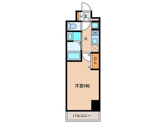 間取図 ｴｽﾃﾑｺｰﾄ名古屋ｸﾞﾗﾝﾂ