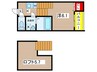 アジュール鶴舞 1Kの間取り