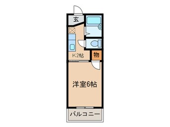 間取図 オスカ－ハイツ