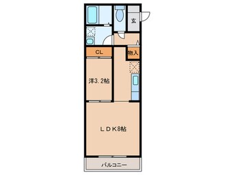 間取図 メゾンエスターブレ