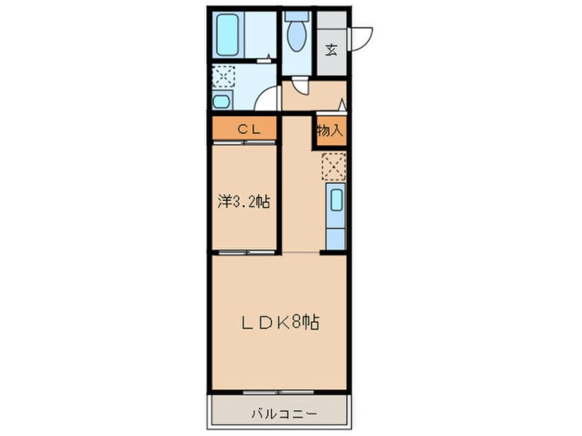 間取図 メゾンエスターブレ