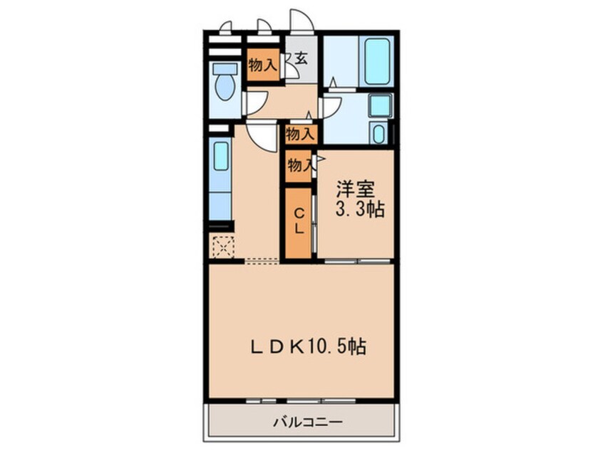 間取図 メゾンエスターブレ