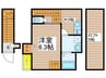 Residence　R名古屋 1Kの間取り