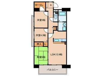 間取図 ア－バンドエル庄内通