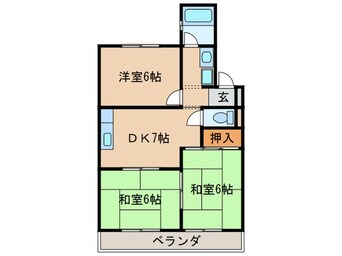 間取図 モアハイツイマエダ