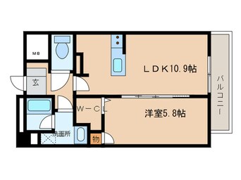 間取図 ＲＥＳＩＤＥＮＣＥ丸の内七間町