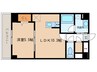 ＲＥＳＩＤＥＮＣＥ丸の内七間町 1LDKの間取り