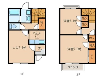 間取図 ドミ－ル郷　Ａ