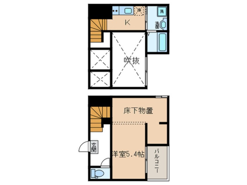 間取図 Classe上流