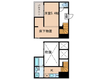 間取図 Classe上流