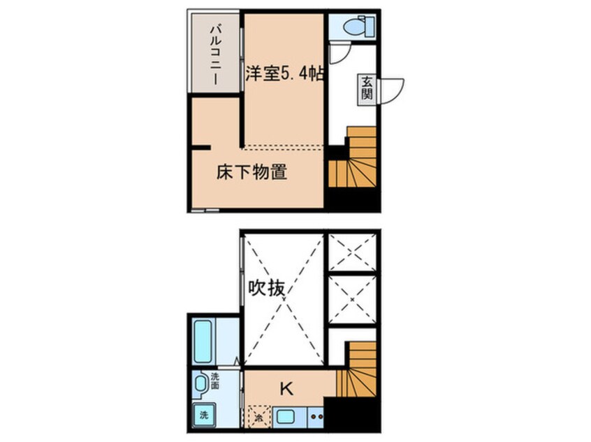 間取図 Classe上流