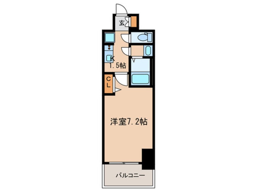 間取図 ｱﾄﾞﾊﾞﾝｽ名古屋ﾓｸｼｰ(1105)