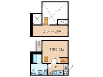 間取図 エスポワール　BeBe
