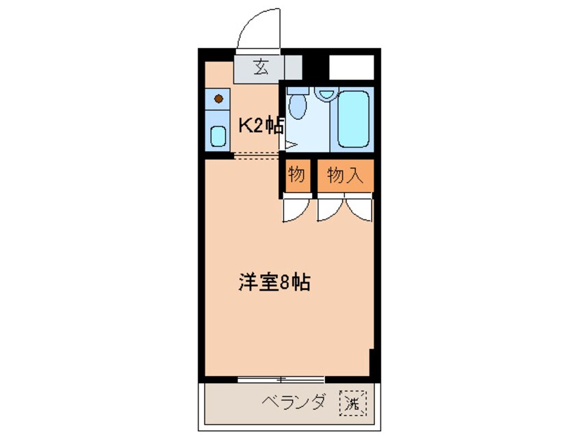間取図 シャルム大堀