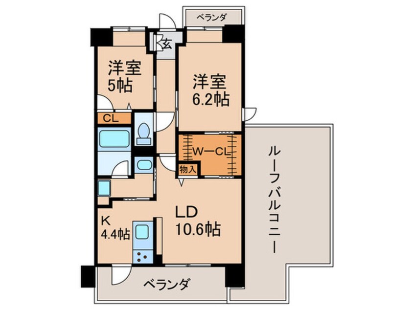 間取図 プレスティア藤が丘