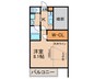 COZY　APARTMENT　YADA 1Kの間取り