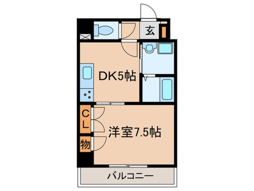 間取図 ヒルズワン